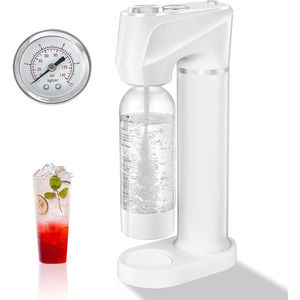 Soda Machine, Soda, Seltzer & Sparkling Water Maker with 1L BPA Free PET Bottle